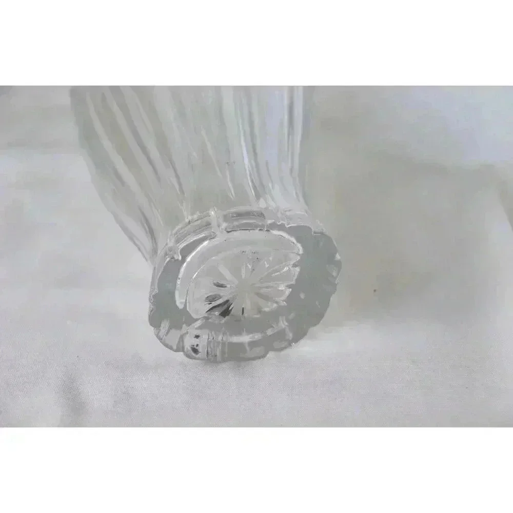 Floral vase, Oneida Germany, lead crystal, flower  wedding Anniversary Gift,‎